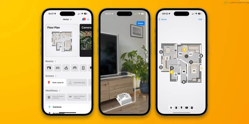 Bộ điều khiển cho Homekit được cập nhật với tính năng "sơ đồ tầng" 3D mới