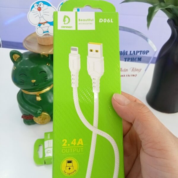 CÁP SẠC DEMEN CỔNG USB-LIGHTNING DÙNG CHO IPHONE 5,6,7