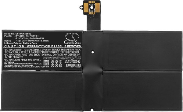 Thay pin Surface Pro 7+